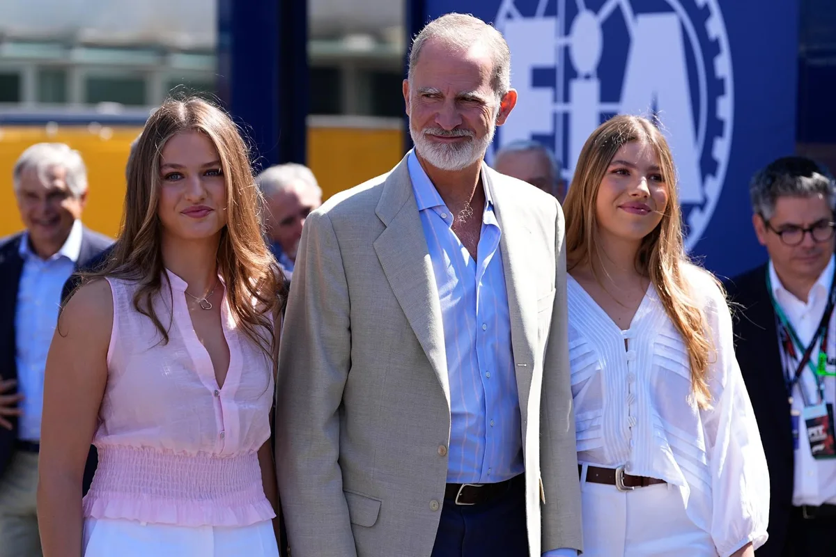El Rey Felipe VI acude al circuito de Madring para presenciar el Gran Premio de España de Fórmula 1