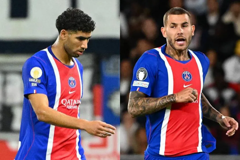 Le PSG sans Achraf Hakimi ni Lucas Hernandez pour le Classique face à l'OM