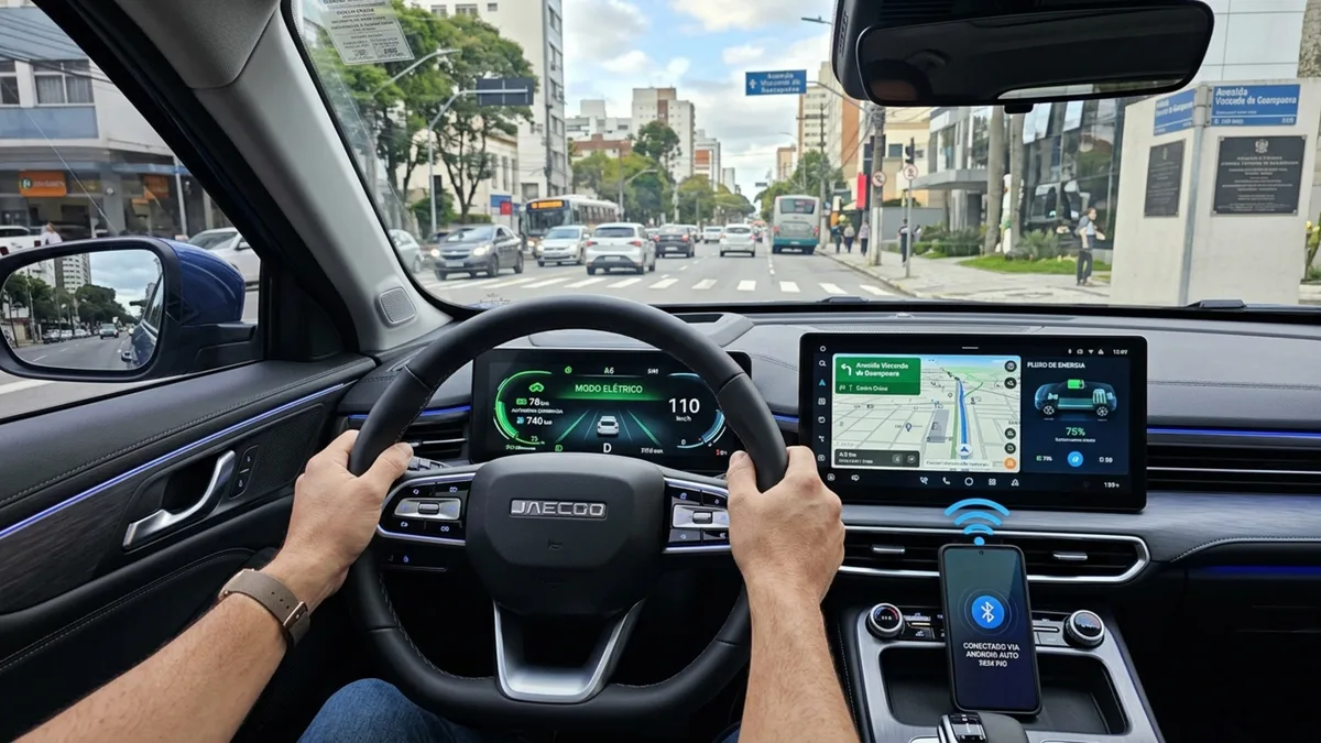 Jaecoo coloca motor elétrico de 204 cv em SUV híbrido de R$ 189.990 para entrar na briga dos chineses no Brasil