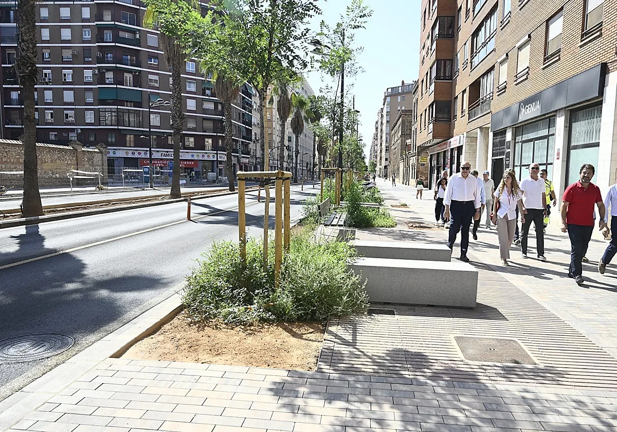 Valencia encara el final de las obras de Giorgeta-Pérez Galdós: la mayor reurbanización en 30 años