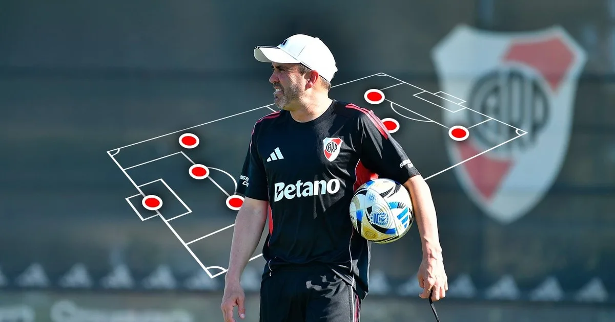 Pensando en la Sudamericana, el probable 11 de River frente a Vélez
