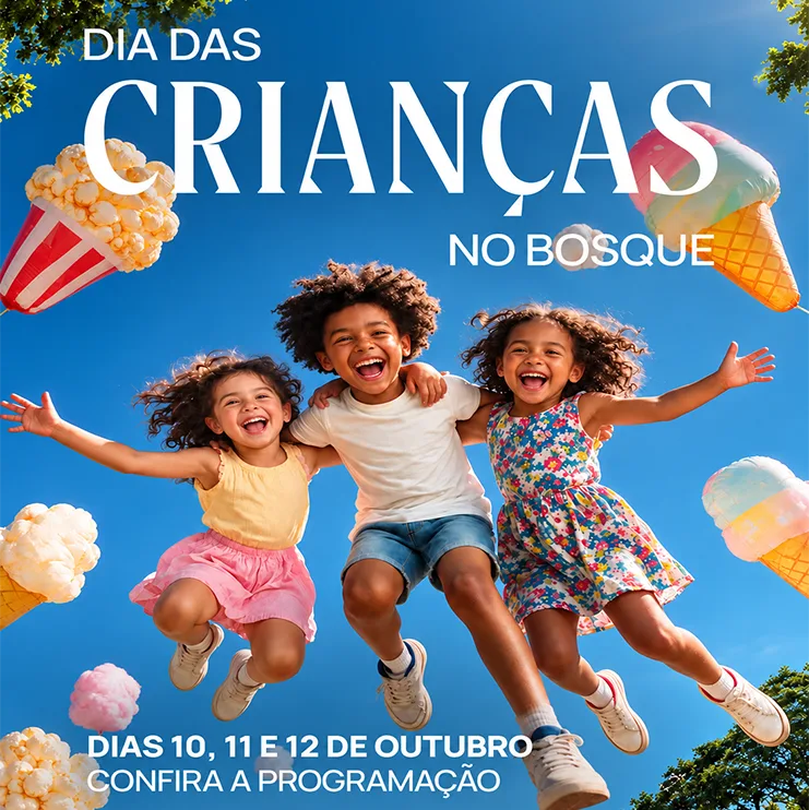 Dia das Crianças terá teatro e diversão no Bosque dos Ipês