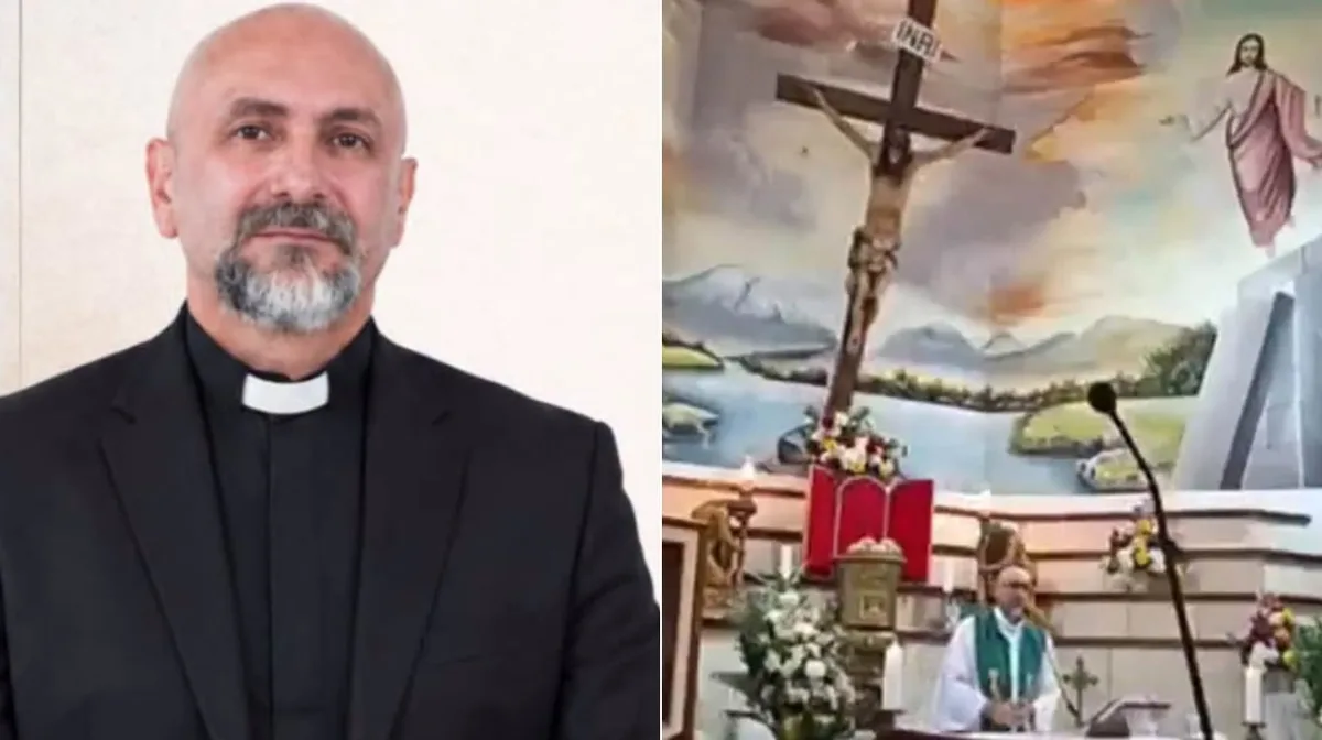 Tenía 53 años y transmitía la misa por redes: quién era el sacerdote que murió aplastado por una cruz en Ecuador