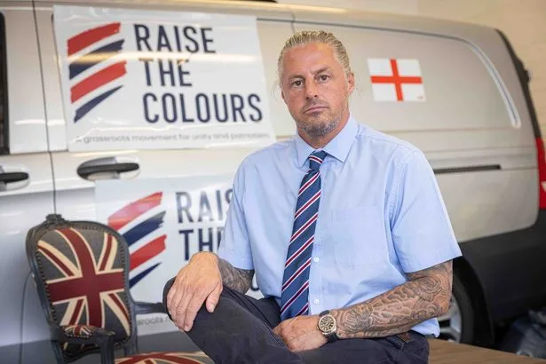 Raise the Colours founder charged with 14 offences days after Farage praised campaign