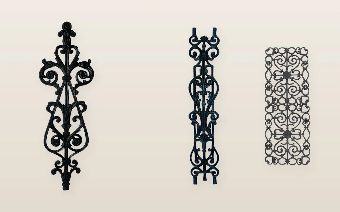 Imperial, Flor de Liz, Espanhola, Harpa: os padrões clássicos