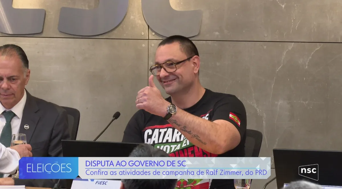 Eleições 2026 em SC: Ralf Zimmer reúne com integrantes da Fiesc e firma compromisso de não aumentar impostos