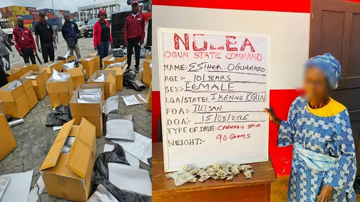 Bisavó de 101 anos detida por tráfico de droga na Nigéria