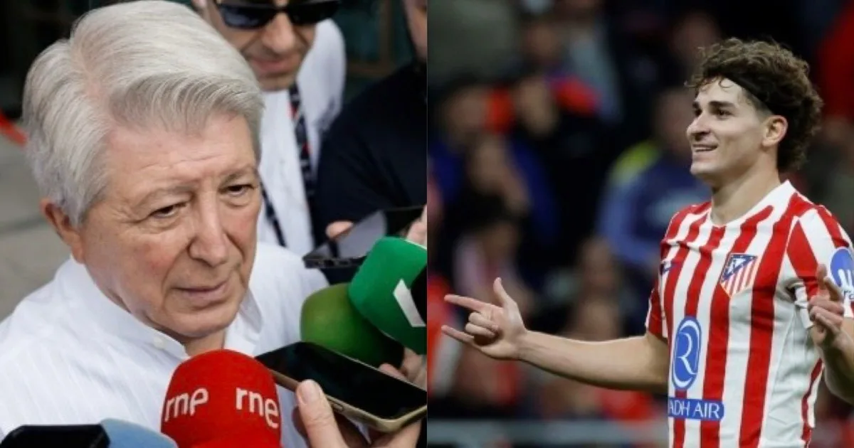 El presidente del Atlético sobre Julián, del "no sé si pedirá perdón" a "se ganará a la gente en dos partidos"