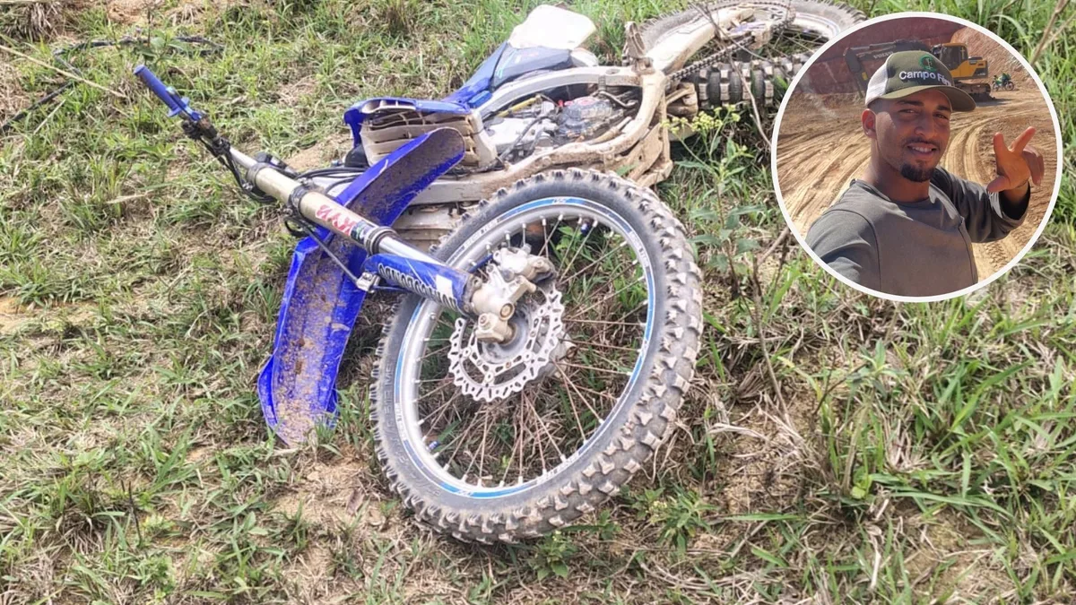 Piloto de motocross morre após acidente em trilha de Santa Maria de Jetibá