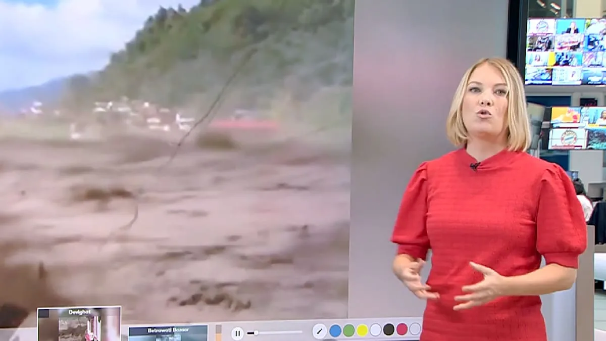 „Hier sehen wir, mit was für einer Wucht die Flut durchs Tal gestürzt ist“