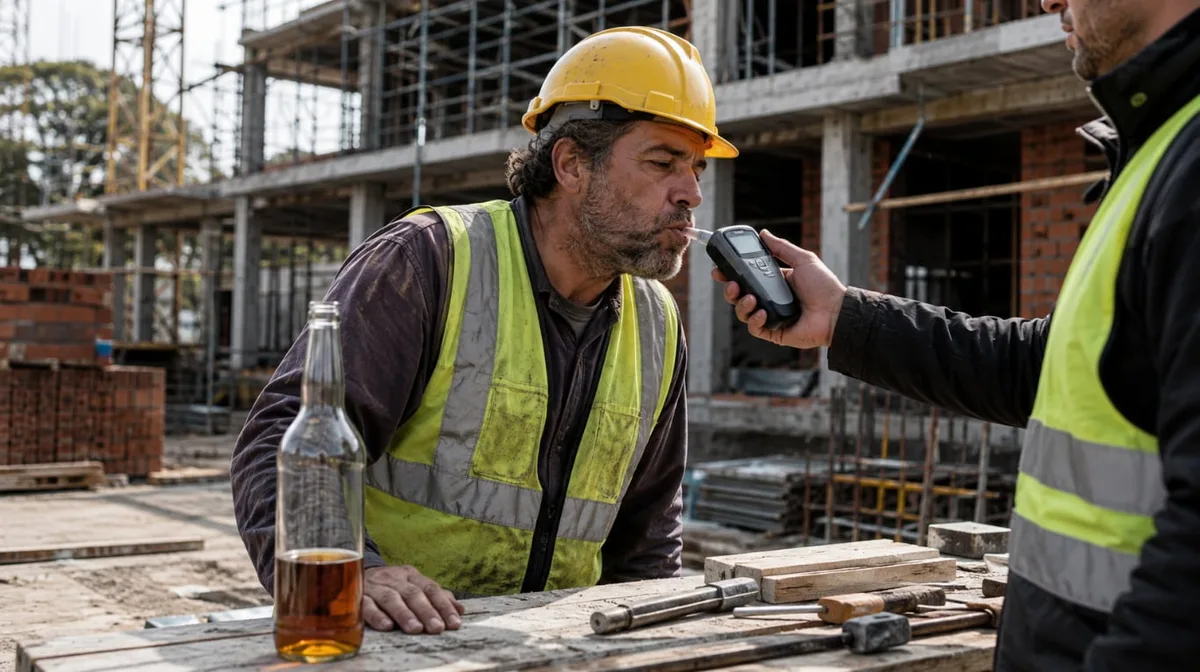 Dio positivo en un control de alcoholemia mientras trabajaba en una obra, lo despidieron y deberá recibir más de 100 mil euros