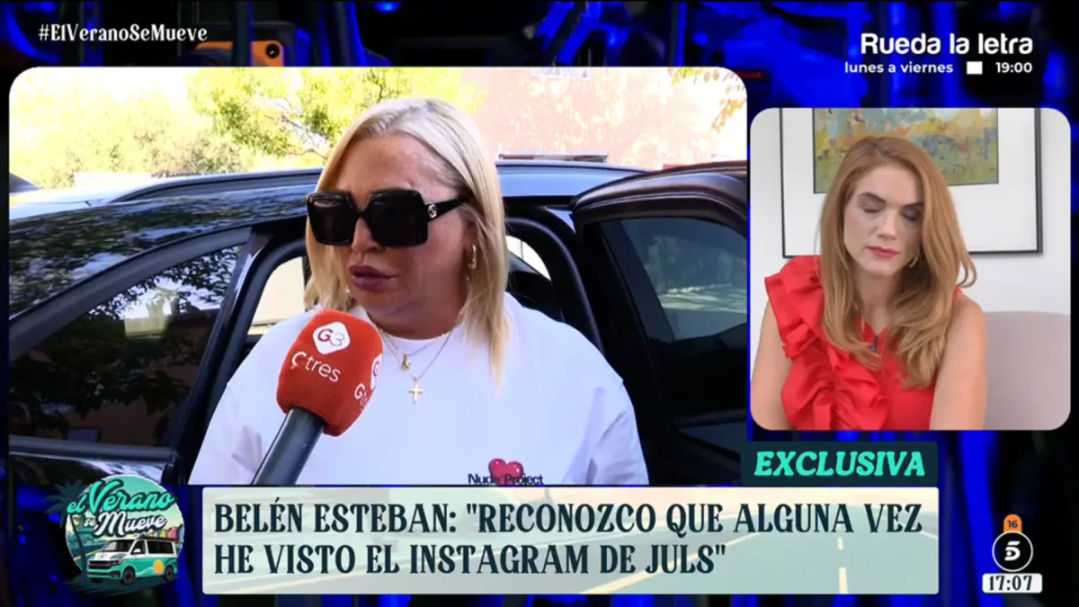Belén Esteban confiesa que ha cotilleado las redes de Julia Janeiro: "Ella nunca me ha visto nada, pero gente de su entorno sí"