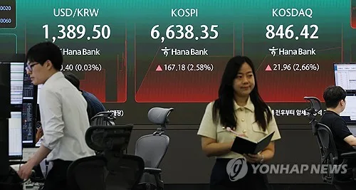 수출업체 달러 매도·약달러…환율 1,390원대 초반