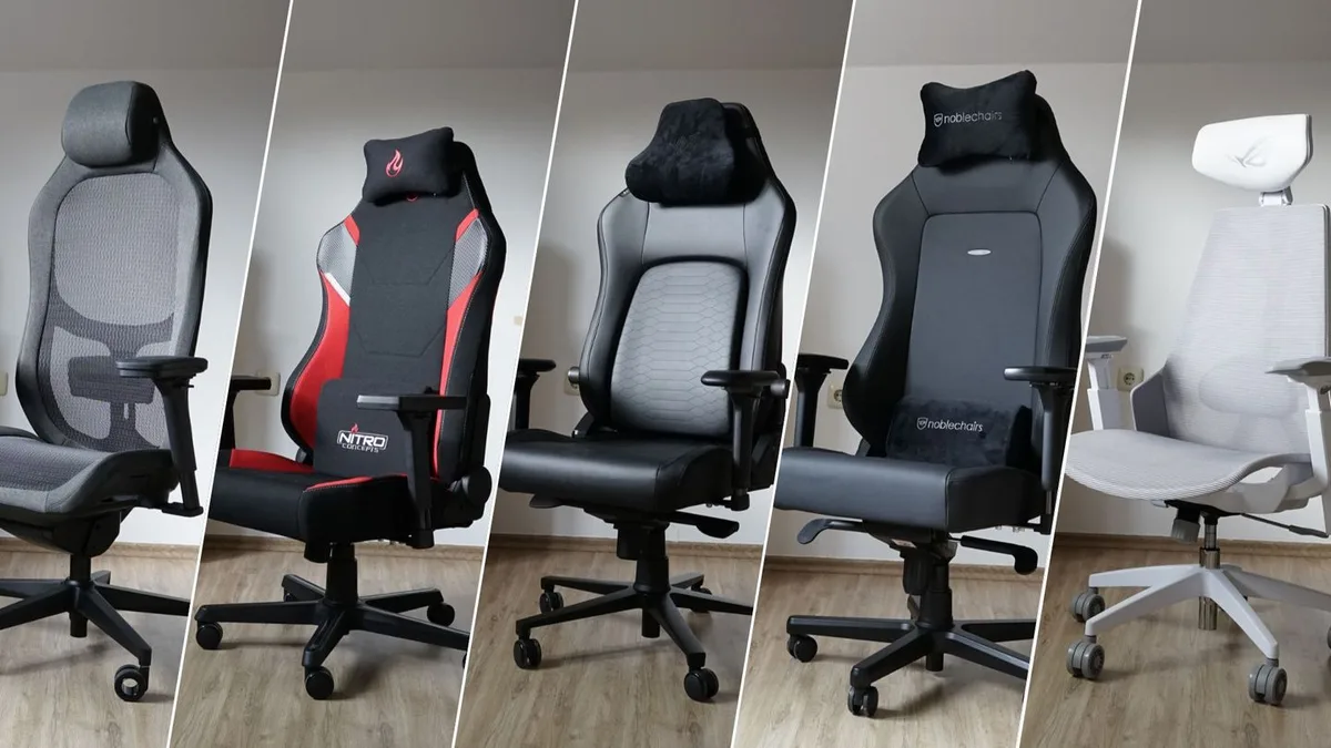 Rücken gut, alles gut: Fürs Homeoffice und durchgezockte Nächte: Fünf Gamingstühle im Vergleichstest
