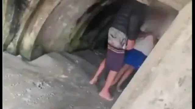 Detido por tentativa de abuso de menor em praia no Brasil. Foi filmado