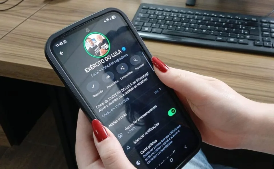 Canal de WhatsApp “Exército do Lula” é reativado por decisão de Nunes Marques