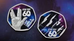Royal Mint announces new 50p coins to celebrate Star Trek 60th anniversary