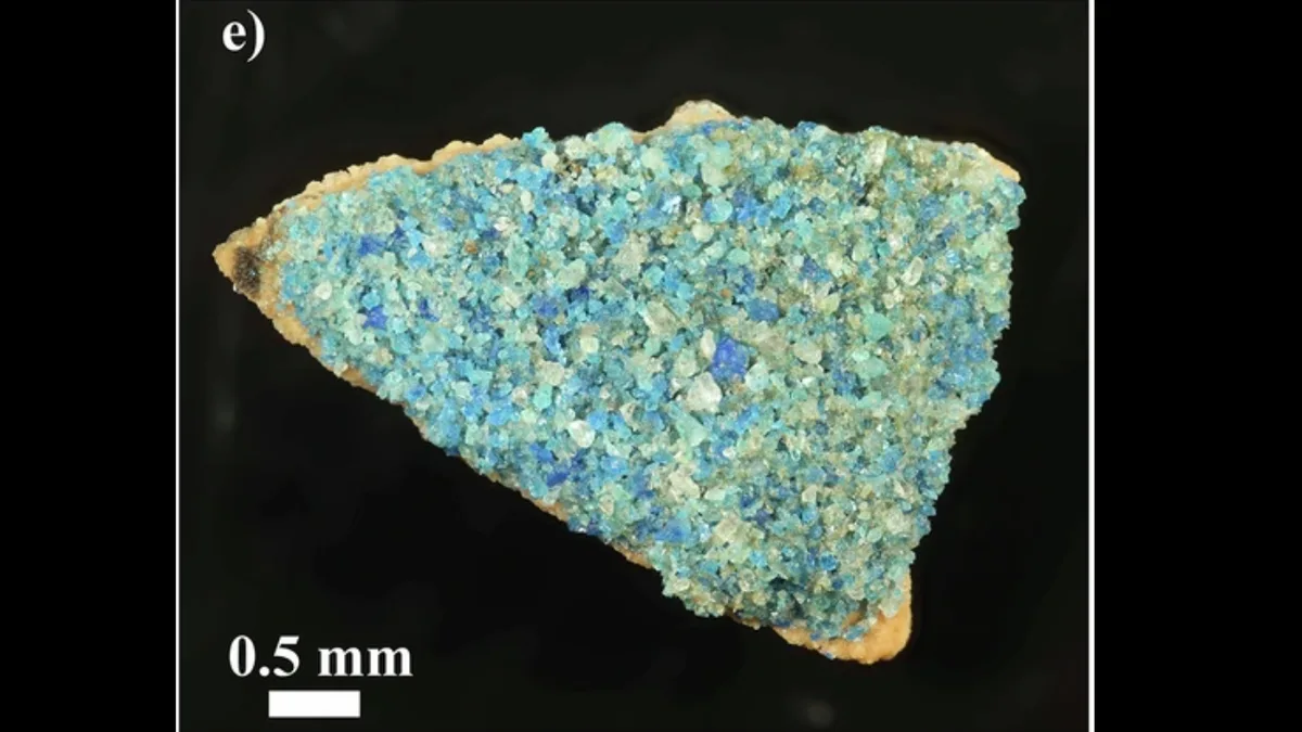 A 5,000-year-old skeleton had mysterious blue pigment; scientists seek its origin