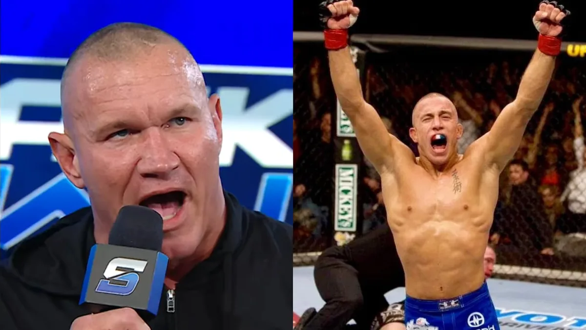 Randy Orton Reacts To Georges St-Pierre's Unexpected RKO Tribute As WWE And UFC Worlds Meet