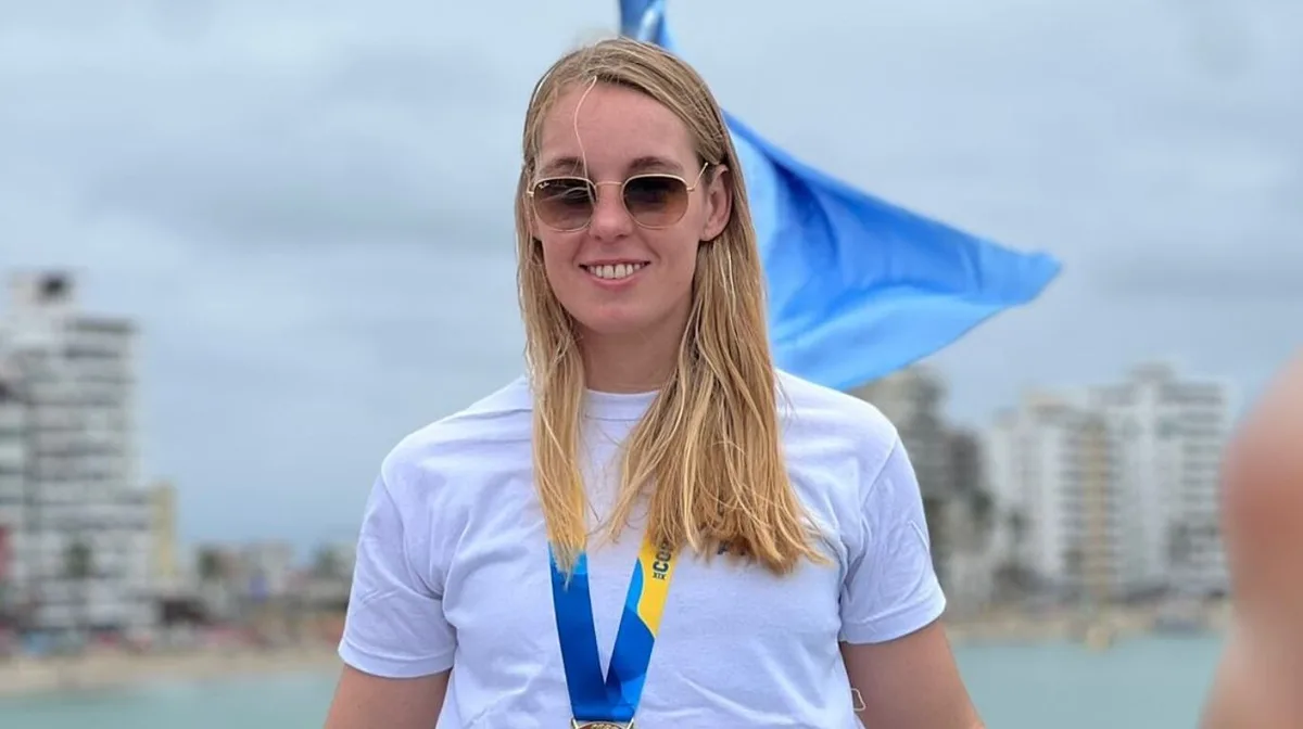 Primera medalla para la Argentina en los Suramericanos 2026: Romina Imwinkelried ganó el bronce en Aguas Abiertas