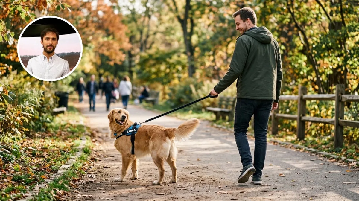 Juan Manuel Liquindoli, experto en animales: “Cuando paseas a tu perro y gira la cabeza para mirarte, no es algo casual”