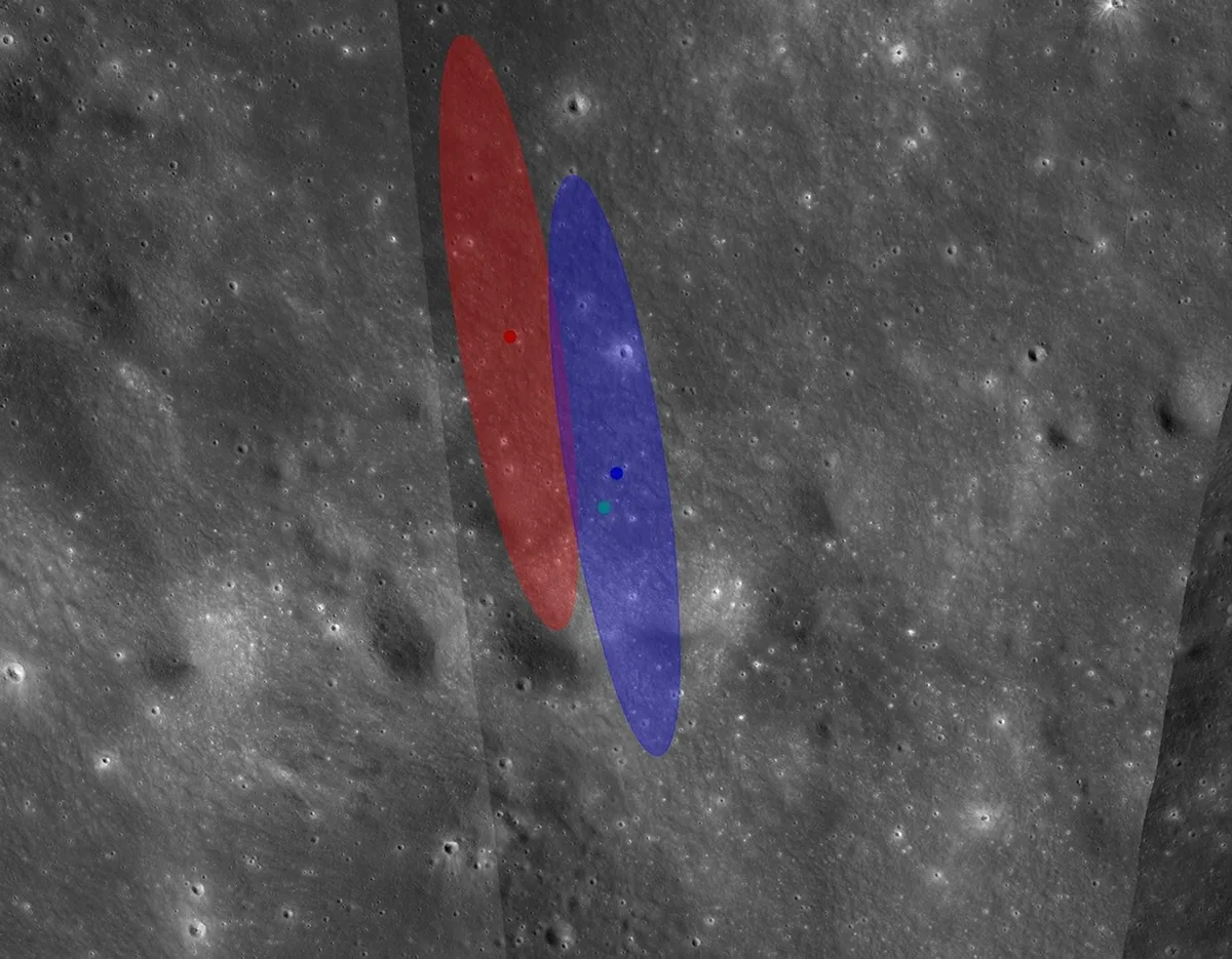 NASA: SpaceX rocket crash made basketball court-size moon crater