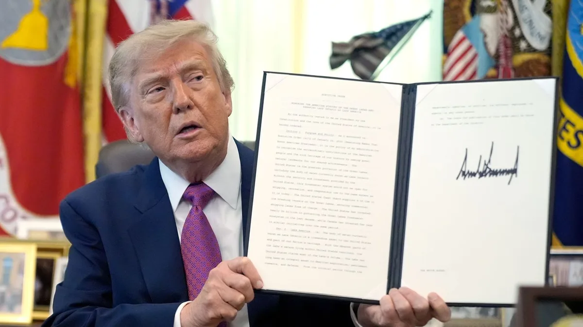 Streit mit Kanada: Warum Trump einen Grenzsee in „Lake America“ umbenennt