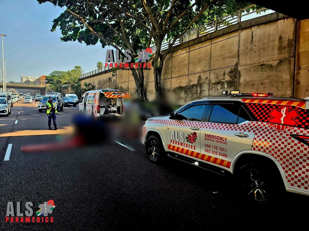 WATCH | School pupil in critical condition after falling off Durban bridge