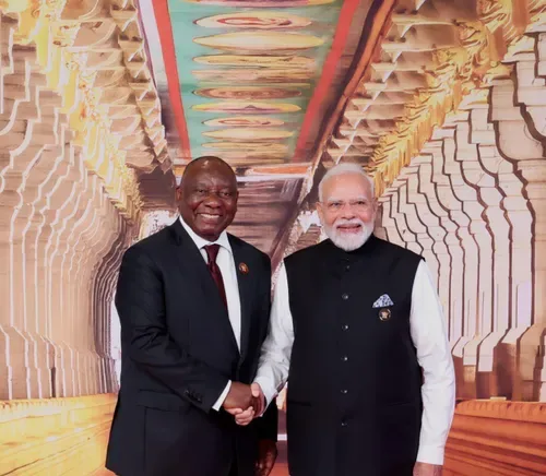 Ramaphosa calls for ‘new era’ in South Africa-India economic ties at BRICS summit