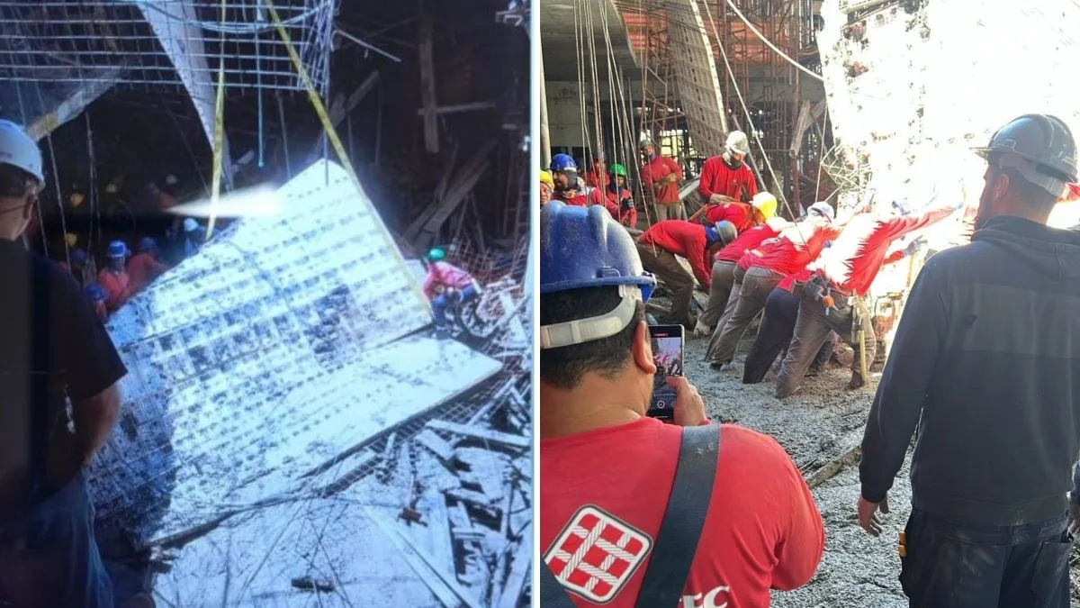 Construtora da tragédia em condomínio diz que ‘não houve queda de laje’, lamenta morte de operário e promete assistência as vítimas em SC