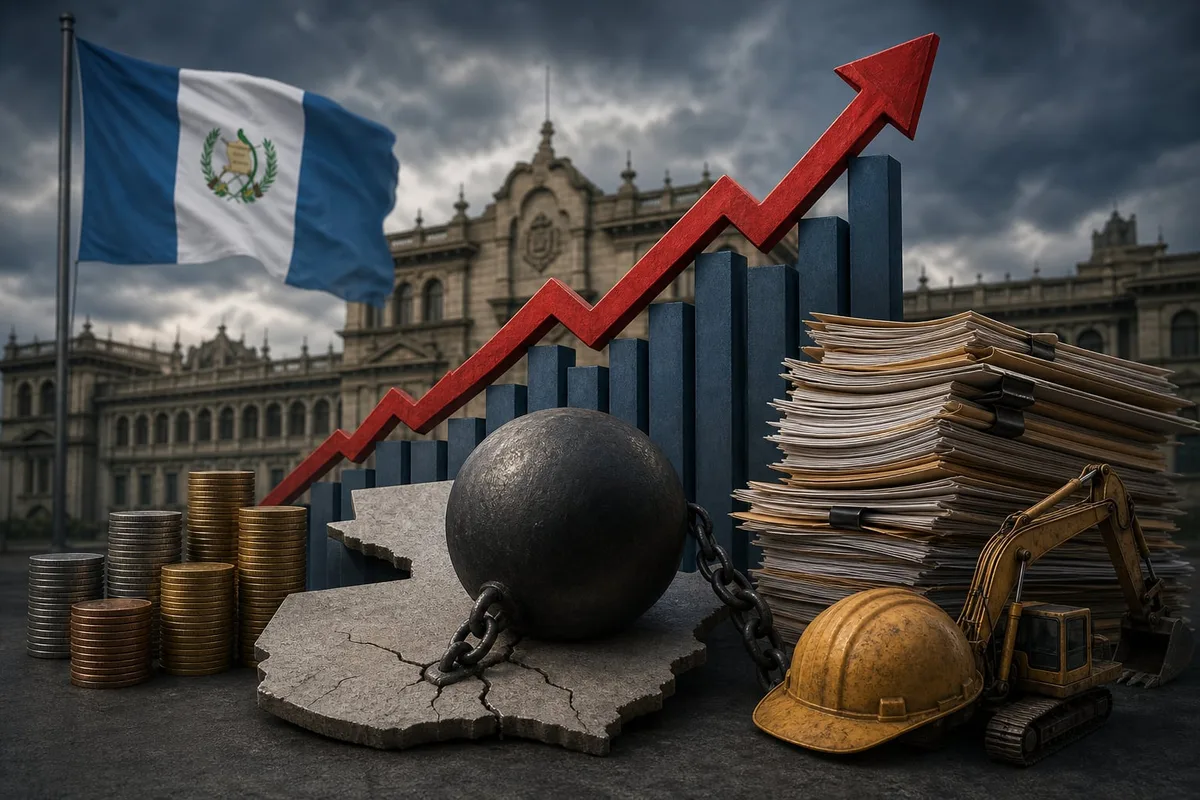 Centro de Investigaciones lanza una alerta respecto a que el proyecto de presupuesto de Guatemala elevaría la deuda pública al 29.4% del PIB en 2027