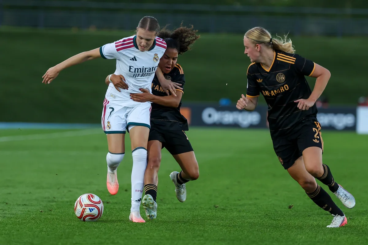 Real Madrid - Ajax, en directo: fase previa de la Champions femenina en vivo