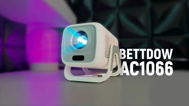 Projetor Bettdow AC1066: Netflix oficial e foco automático por um preço baixo | Análise / Review