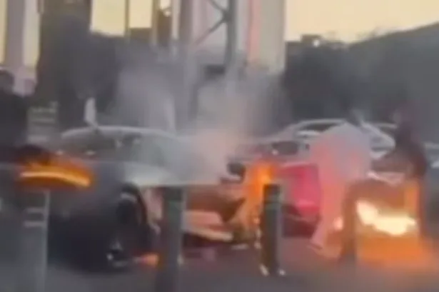 Firebombs thrown at supercars and guests at Birmingham restaurant by masked gang