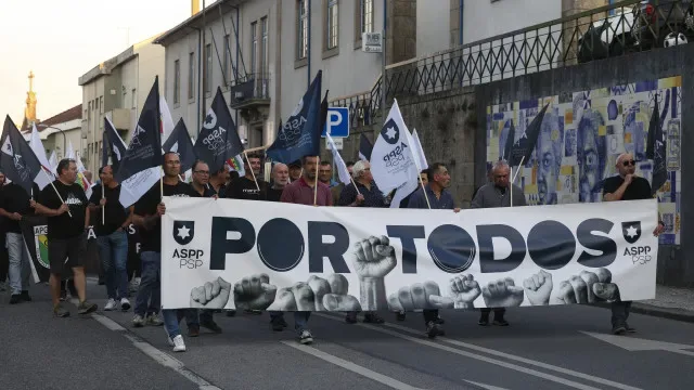 Cerca de 300 agentes de segurança em Viseu pela revisão do estatuto
