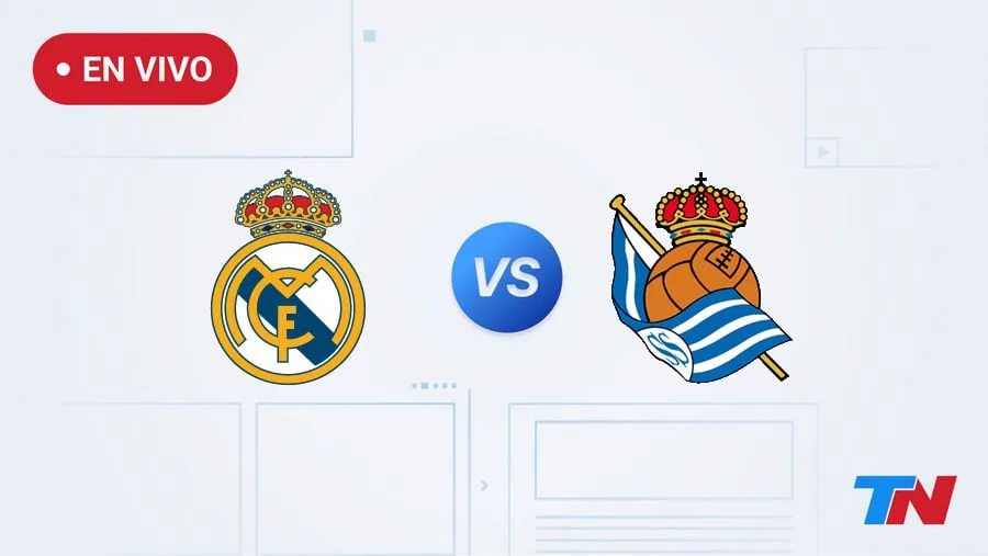 Real Madrid vs R. Sociedad en vivo por la fecha 1 de La Liga de España: hora, dónde ver y formaciones