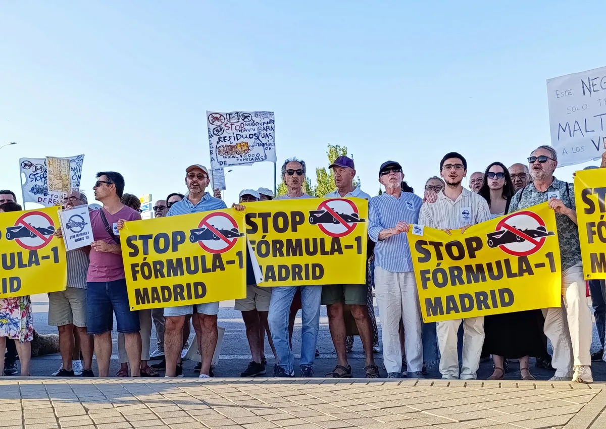 Los vecinos de Hortaleza en Madrid se rebelan contra el circuito de Fórmula 1: “Es la mayor herida del barrio en una ciudad que empieza a ser inhabitable”