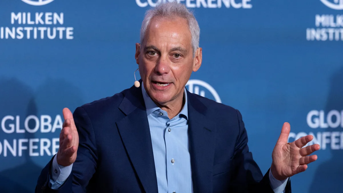Rahm Emanuel Says He’s Leaning Toward a 2028 Presidential Run