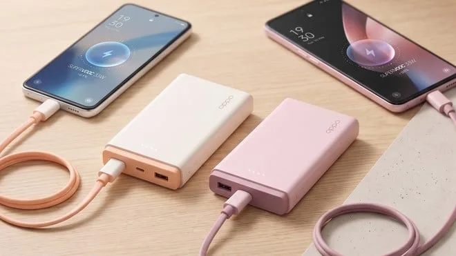 Oppo lança power bank ultracompacto de 33 W com recurso exclusivo para celulares da marca