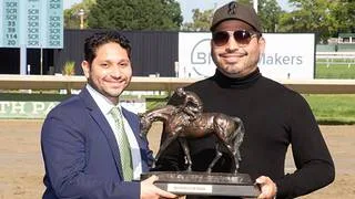 Entrenador zuliano consigue su segundo título en este hipódromo en Estados Unidos