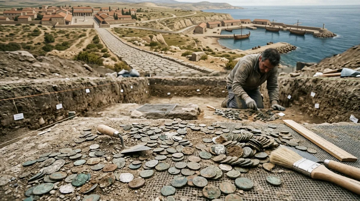 Quatro milhões de moedas antigas desenharam rotas invisíveis pelo Mediterrâneo e mostraram que Roma consolidou conquistas quando mercados e instituições passaram a funcionar