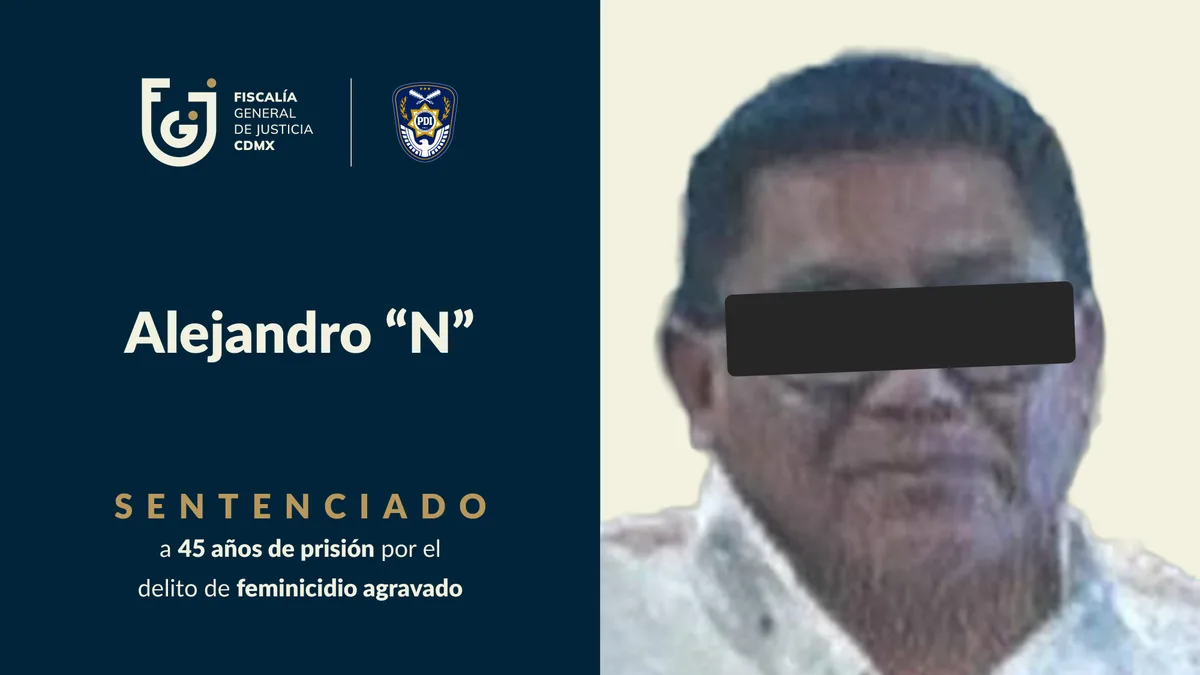45 años de prisión para hombre que estranguló a su pareja en Tláhuac y alteró la escena para fingir un suicidio
