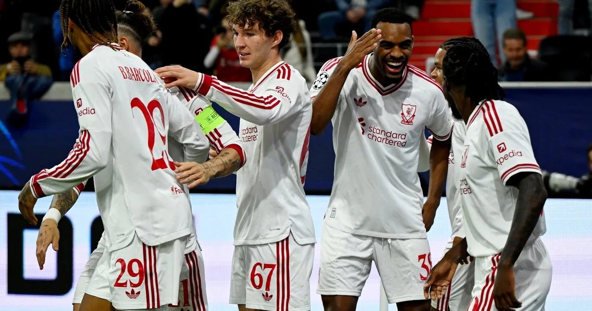 Con pocos minutos de Mac Allister, Liverpool goleó 6-3 a LASK por la Champions League