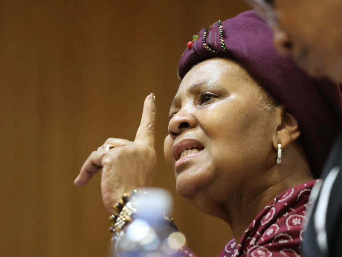 ‘I demand respect’: Mapisa-Nqakula calls out prosecutor’s ‘gestures’