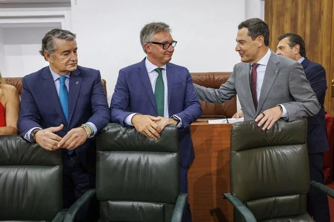 Juanma Moreno afianza su alianza con Vox en Andalucía como un frente común contra Pedro Sánchez