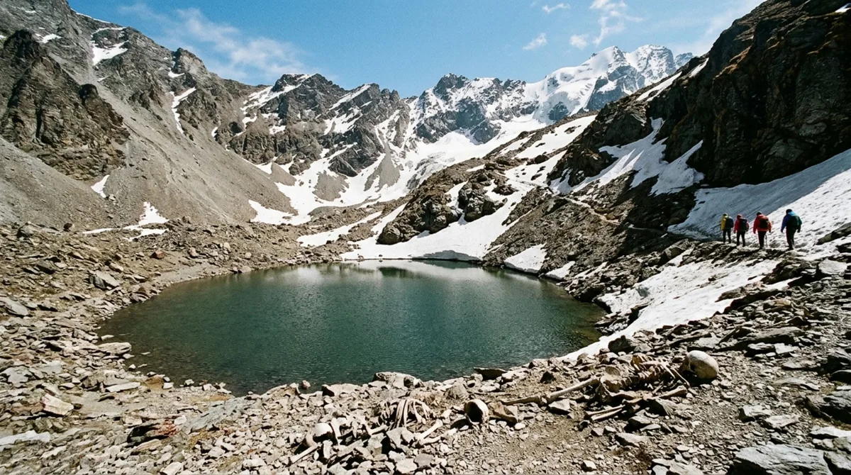 Nas montanhas do Himalaia existe um lago a mais de 5.000 metros de altitude cercado por restos humanos de diferentes épocas, e análises genéticas mostraram que algumas pessoas morreram ali com séculos de diferença