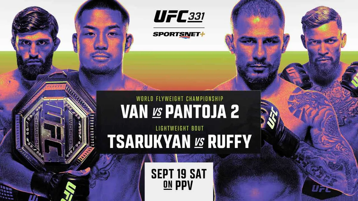 UFC 331 on Sportsnet: Van vs. Pantoja 2 Prelims