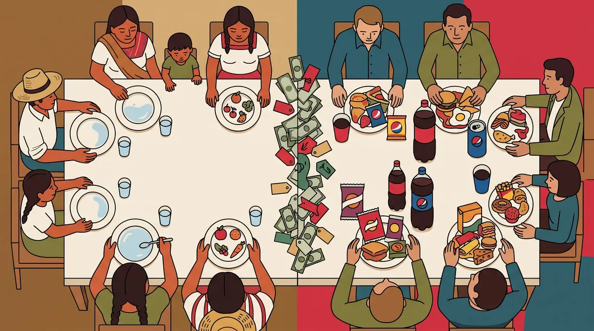 Responsabilizar a la población por lo que come puede ocultar la desigualdad alimentaria