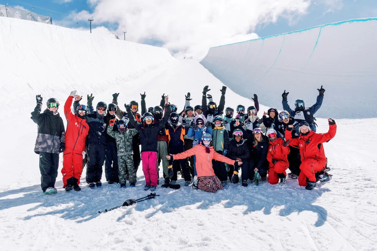 Shaun White, Snow League Pros Join Local Kids At Cardrona Mini Pipe