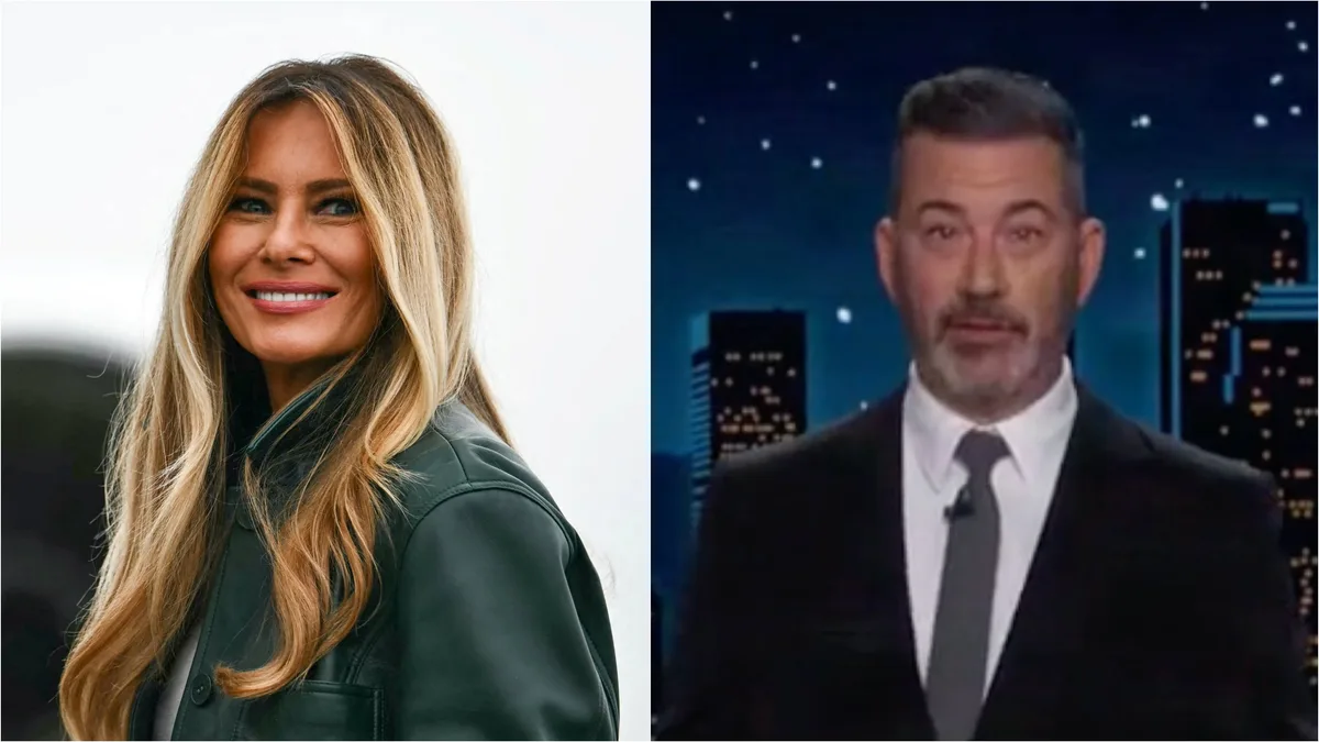 Jimmy Kimmel Spots Strange Detail About Robotic Melania